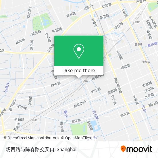 场西路与陈春路交叉口 map