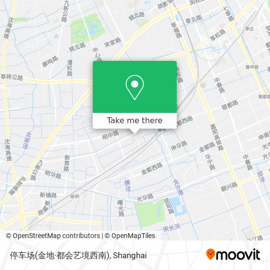 停车场(金地·都会艺境西南) map