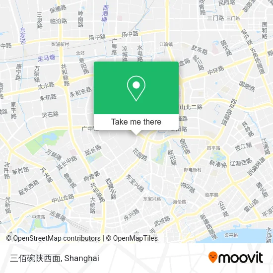 三佰碗陕西面 map