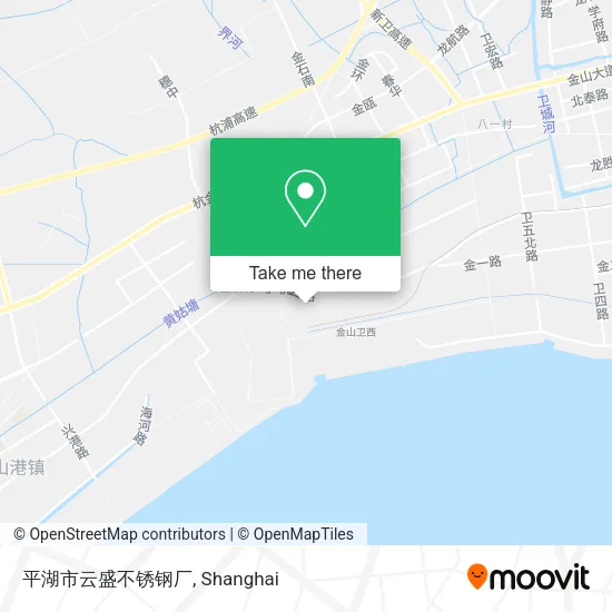 平湖市云盛不锈钢厂 map