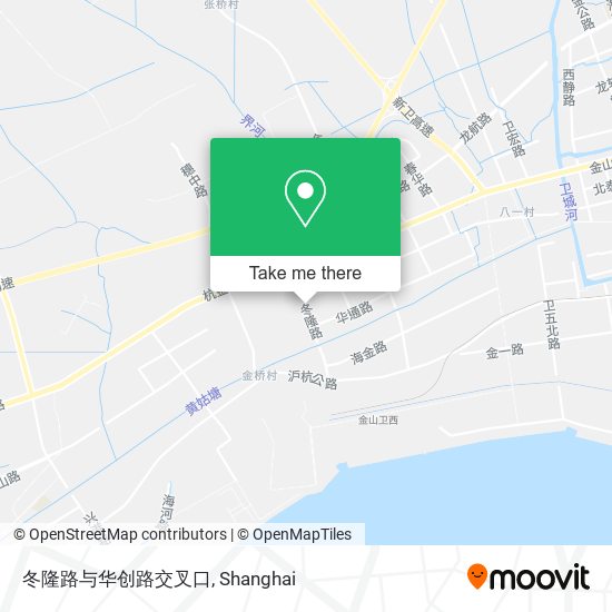 冬隆路与华创路交叉口 map