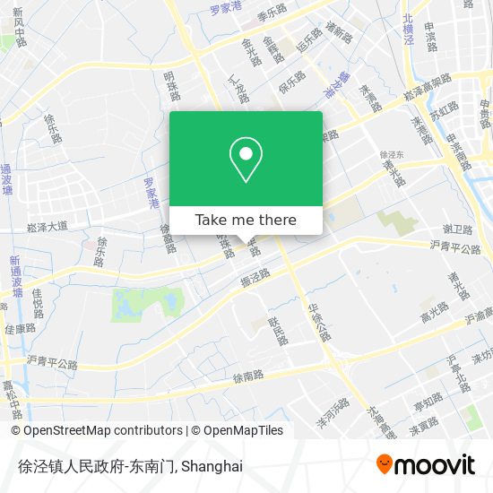 徐泾镇人民政府-东南门 map