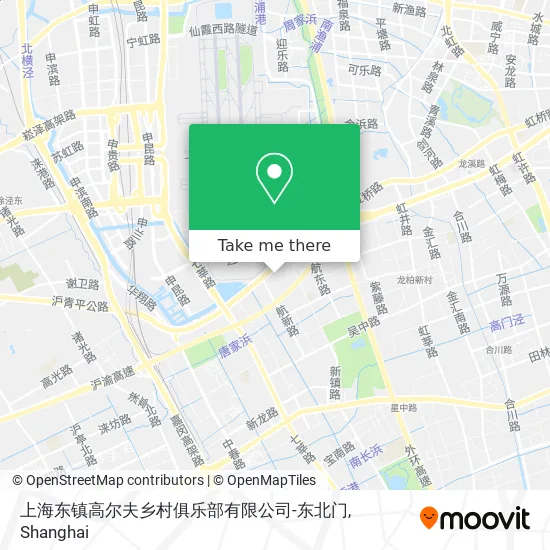 上海东镇高尔夫乡村俱乐部有限公司-东北门 map