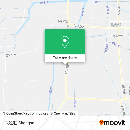 六泾汇 map