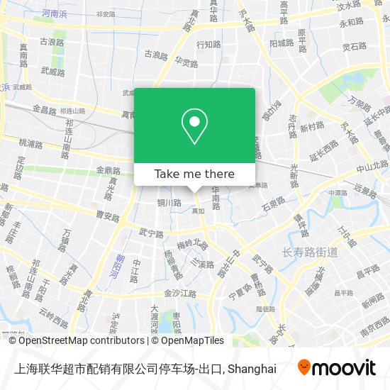 上海联华超市配销有限公司停车场-出口 map