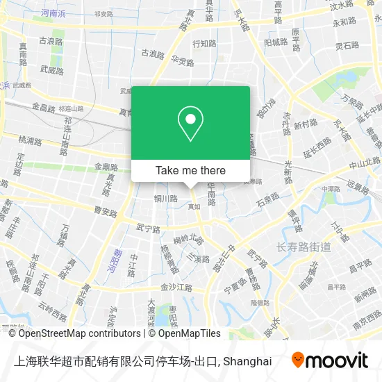 上海联华超市配销有限公司停车场-出口 map