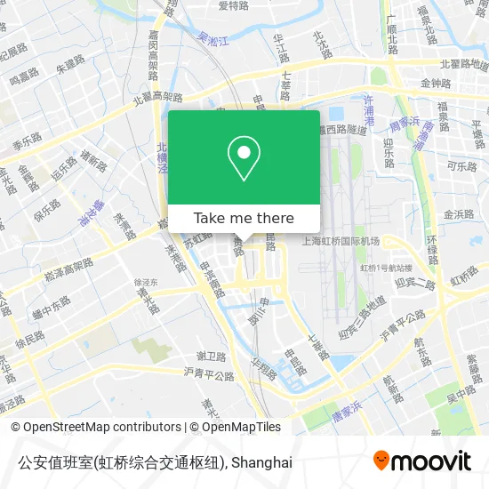 公安值班室(虹桥综合交通枢纽) map