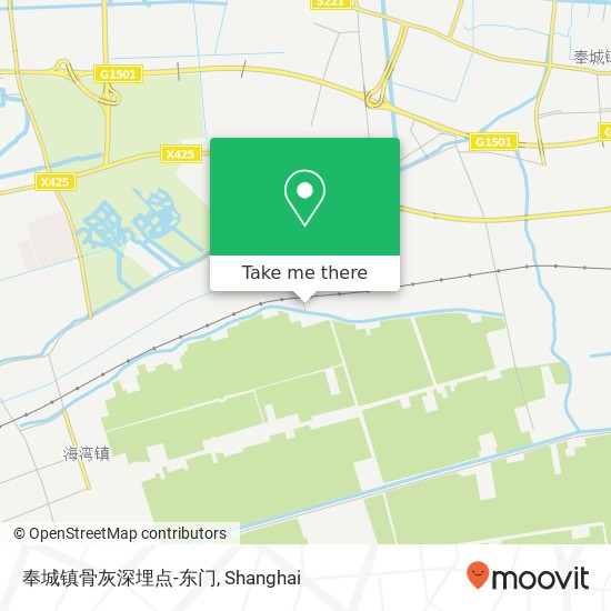 奉城镇骨灰深埋点-东门 map