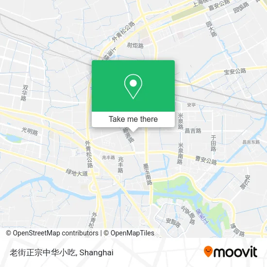老街正宗中华小吃 map