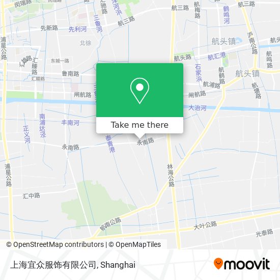 上海宜众服饰有限公司 map