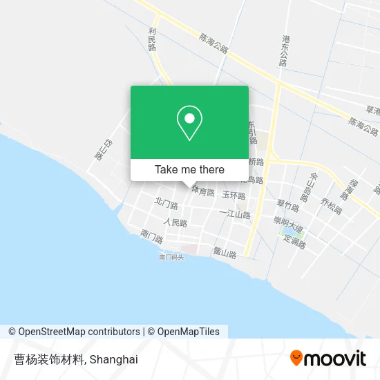 曹杨装饰材料 map