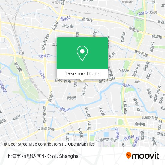 上海市丽思达实业公司 map