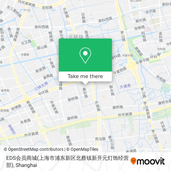 EDS会员商城(上海市浦东新区北蔡镇新开元灯饰经营部) map