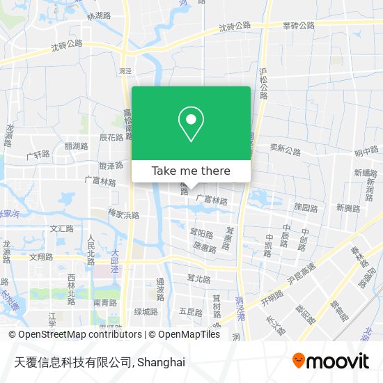 天覆信息科技有限公司 map