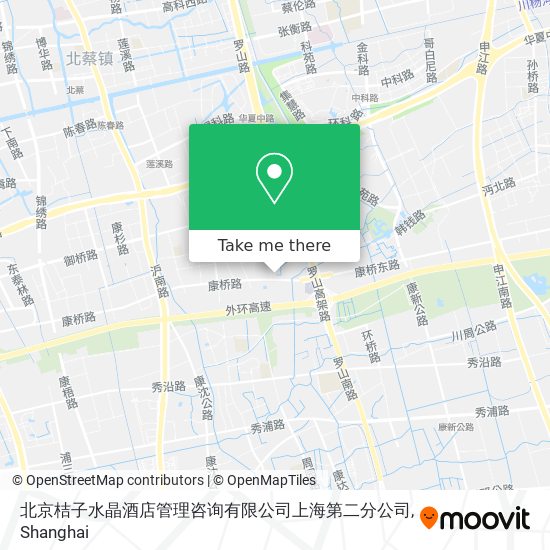 北京桔子水晶酒店管理咨询有限公司上海第二分公司 map