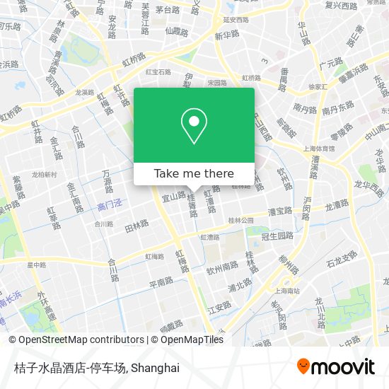 桔子水晶酒店-停车场 map