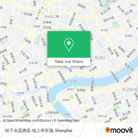 桔子水晶酒店-地上停车场 map