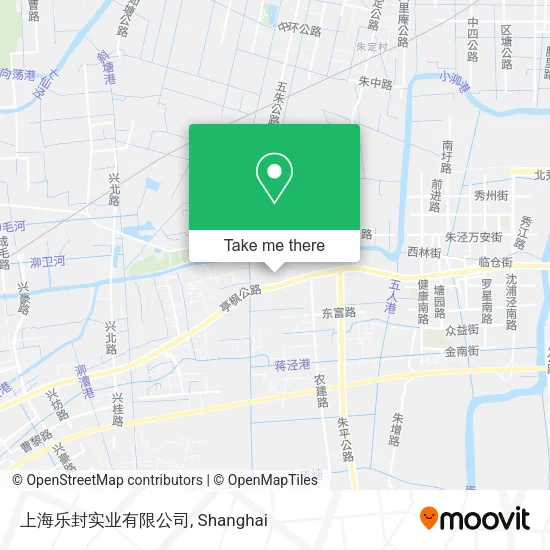 上海乐封实业有限公司 map