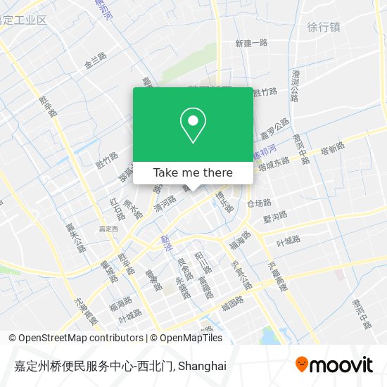 嘉定州桥便民服务中心-西北门 map
