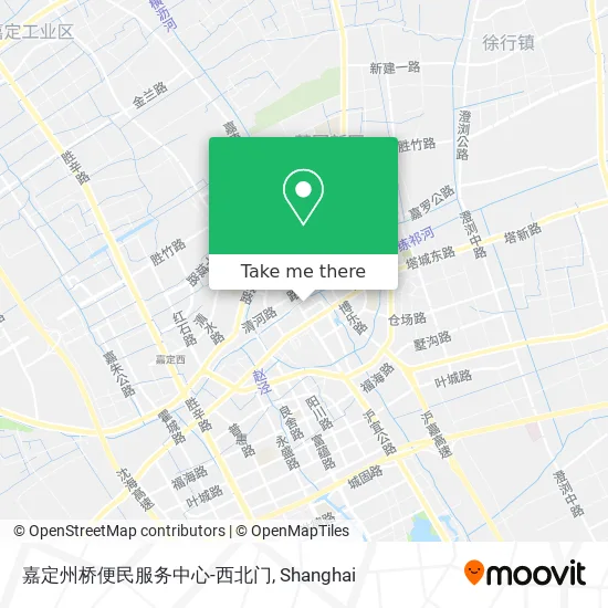 嘉定州桥便民服务中心-西北门 map