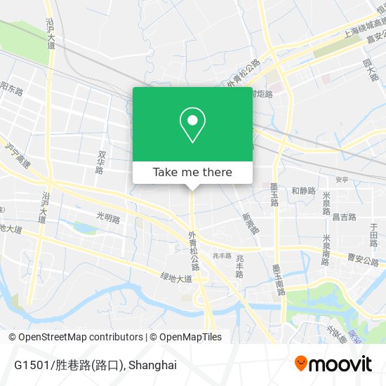 G1501/胜巷路(路口) map