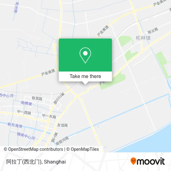 阿拉丁(西北门) map