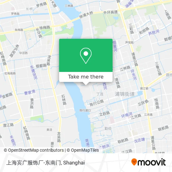 上海宾广服饰厂-东南门 map