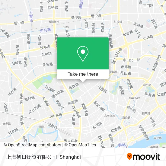 上海初日物资有限公司 map