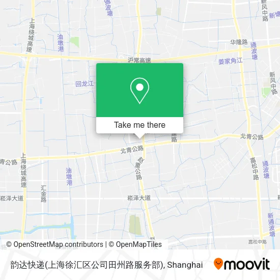 韵达快递(上海徐汇区公司田州路服务部) map