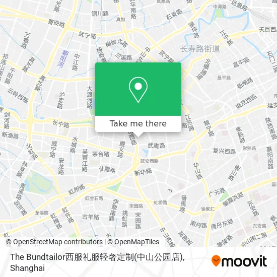 The Bundtailor西服礼服轻奢定制(中山公园店) map