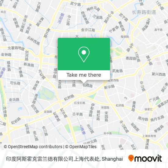 印度阿斯霍克雷兰德有限公司上海代表处 map