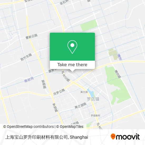 上海宝山罗升印刷材料有限公司 map