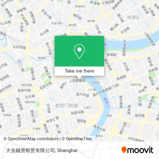 大业融资租赁有限公司 map