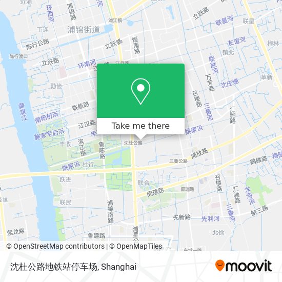 沈杜公路地铁站停车场 map