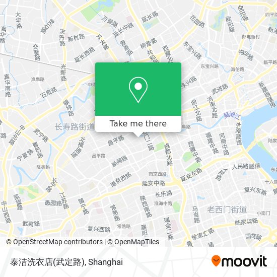 泰洁洗衣店(武定路) map