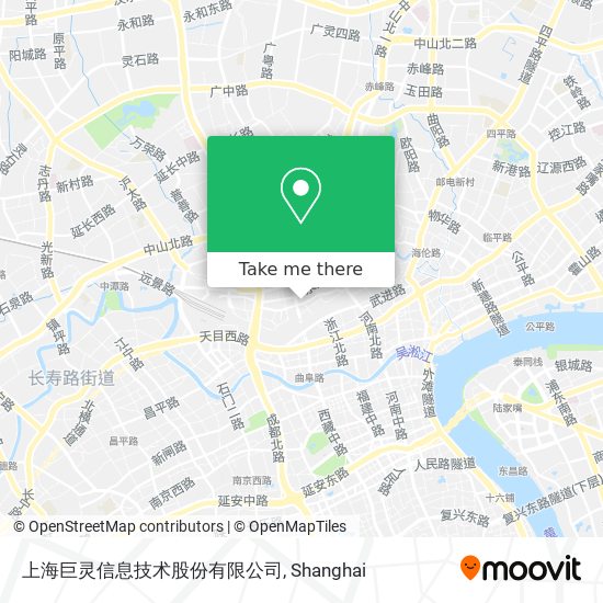 上海巨灵信息技术股份有限公司 map