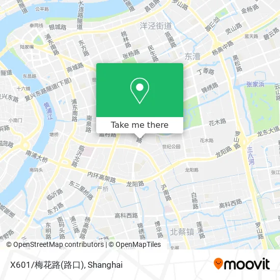 X601/梅花路(路口) map