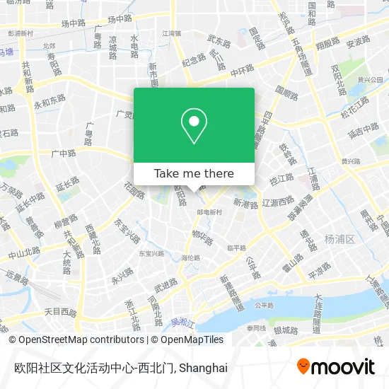 欧阳社区文化活动中心-西北门 map