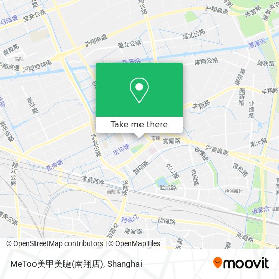 MeToo美甲美睫(南翔店) map