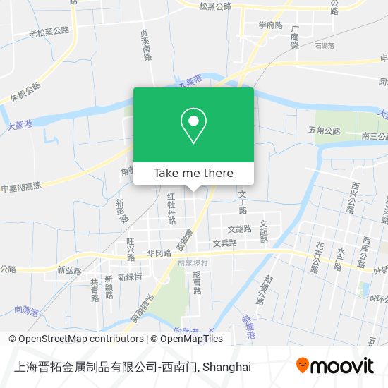 上海晋拓金属制品有限公司-西南门 map