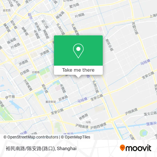 裕民南路/陈安路(路口) map