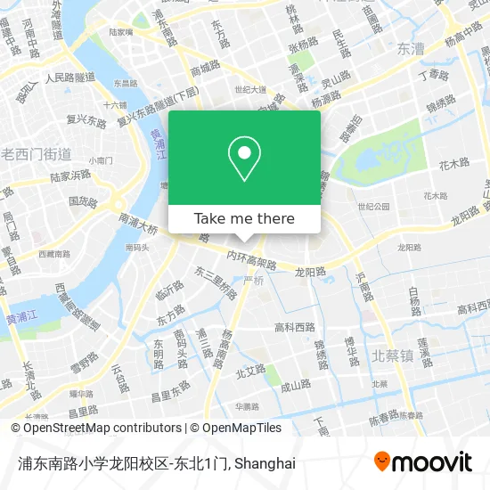 浦东南路小学龙阳校区-东北1门 map