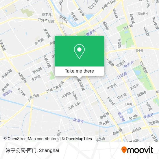 涞亭公寓-西门 map