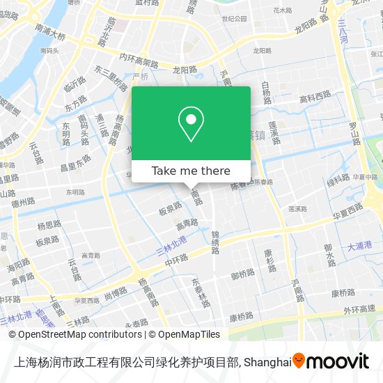 上海杨润市政工程有限公司绿化养护项目部 map