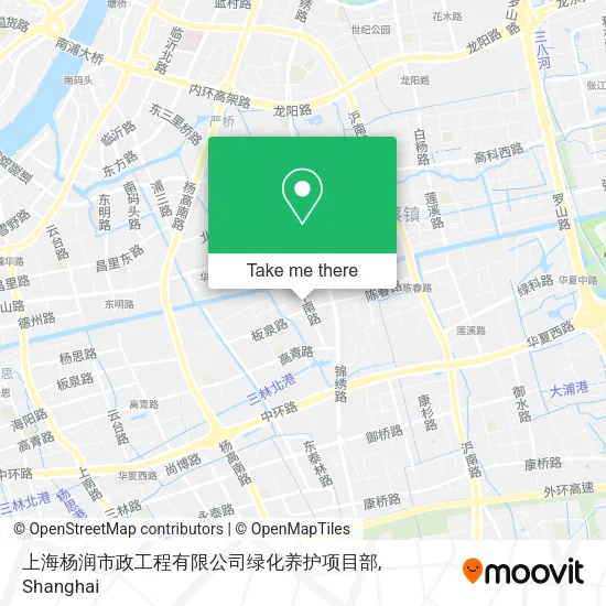 上海杨润市政工程有限公司绿化养护项目部 map