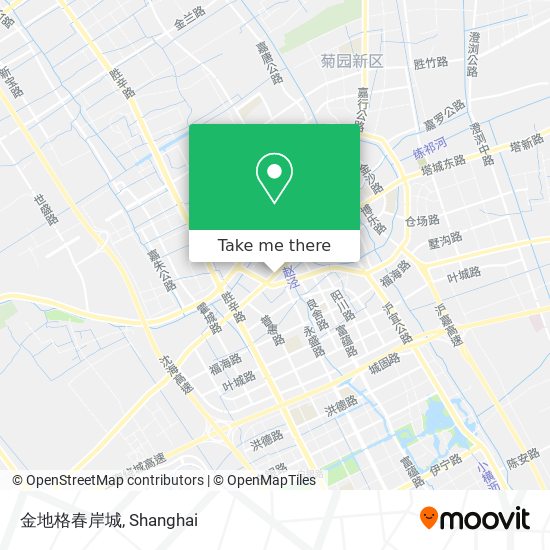 金地格春岸城 map