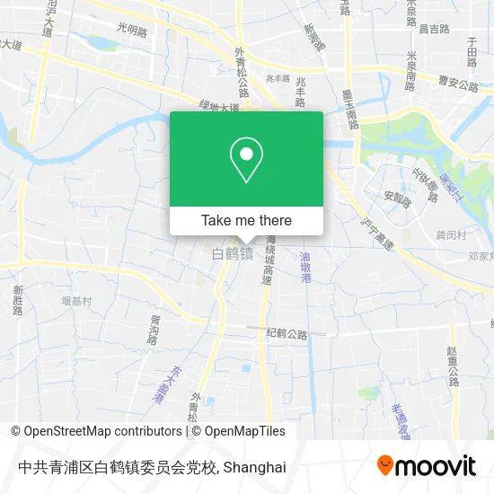 中共青浦区白鹤镇委员会党校 map