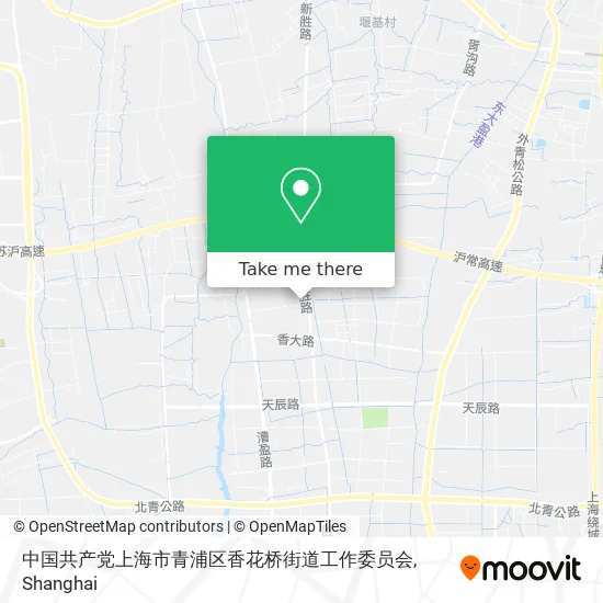 中国共产党上海市青浦区香花桥街道工作委员会 map