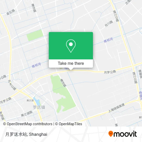 月罗送水站 map