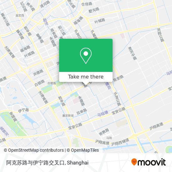 阿克苏路与伊宁路交叉口 map